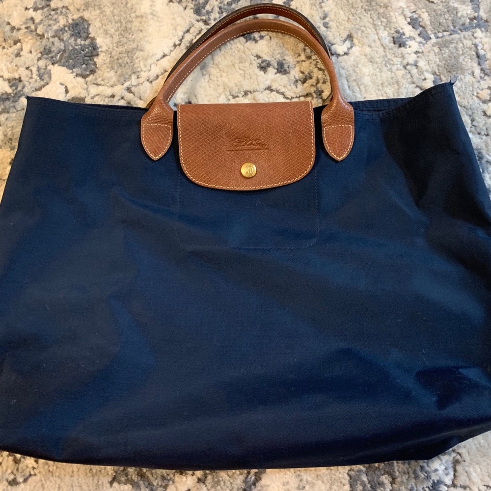 Longchamp Lê Pliage Tote Medium Nylon short handle
